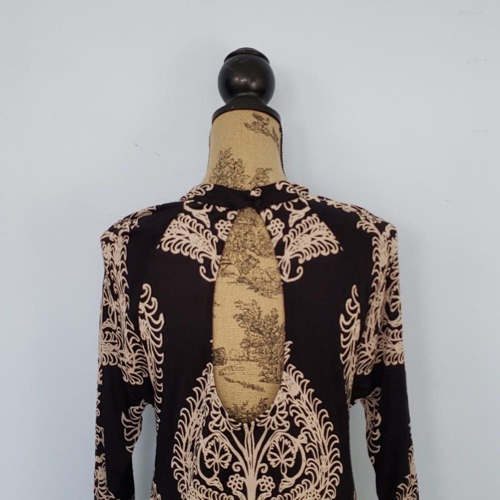 Free People Black Floral Print Dress - Picture 4 of 7